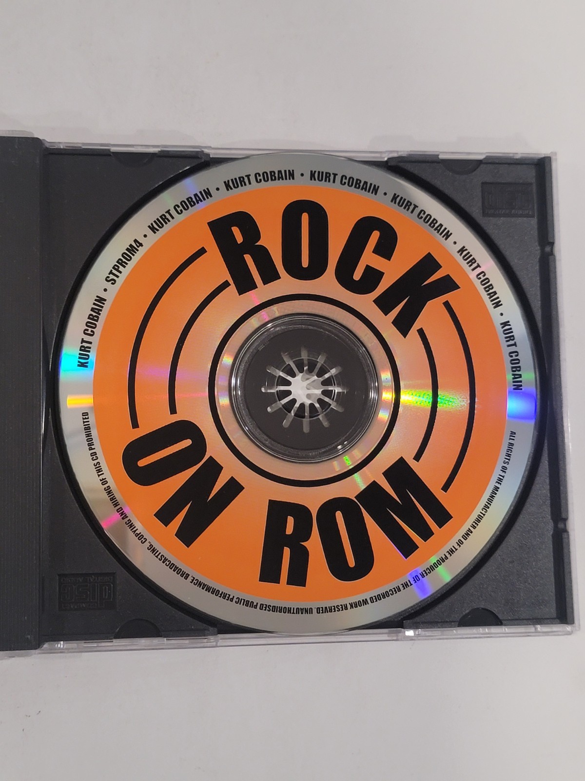 Kurt Cobain PC CD-ROM - Rock On Rom - Windows & Mac 1999