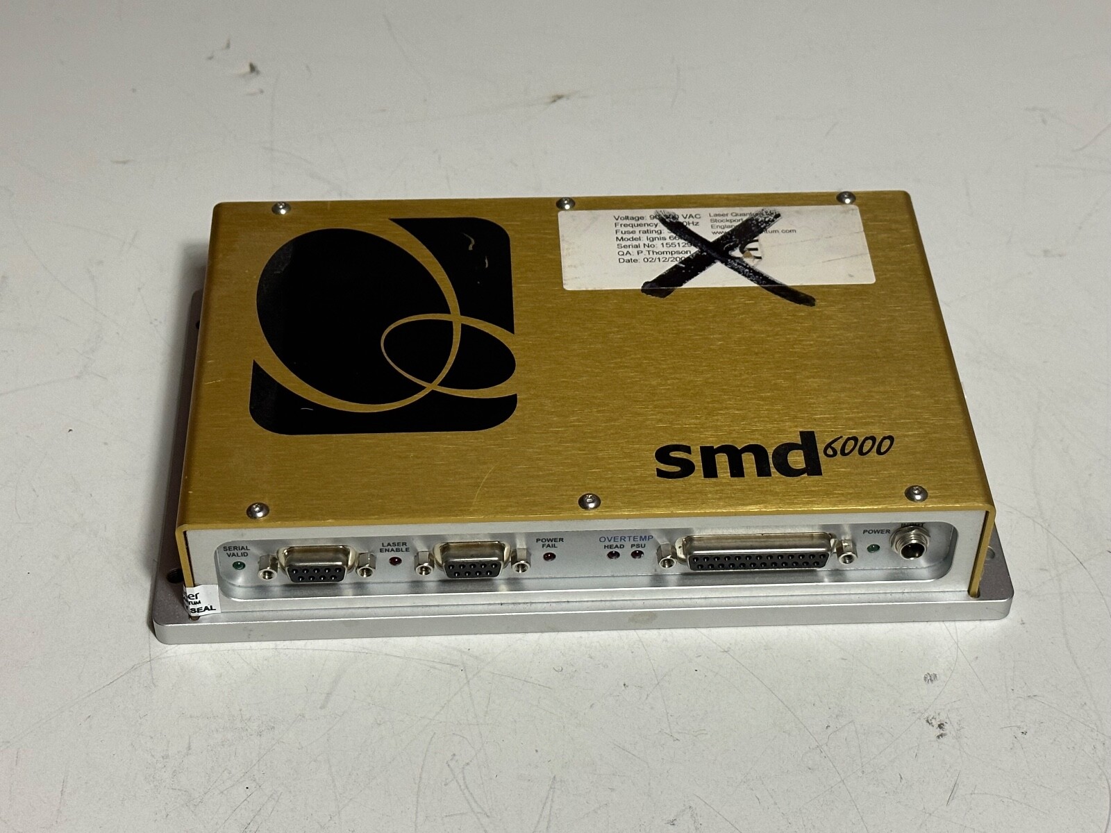 Laser Quantum SMD 6000 Controller for IGNIS 660 Lasers