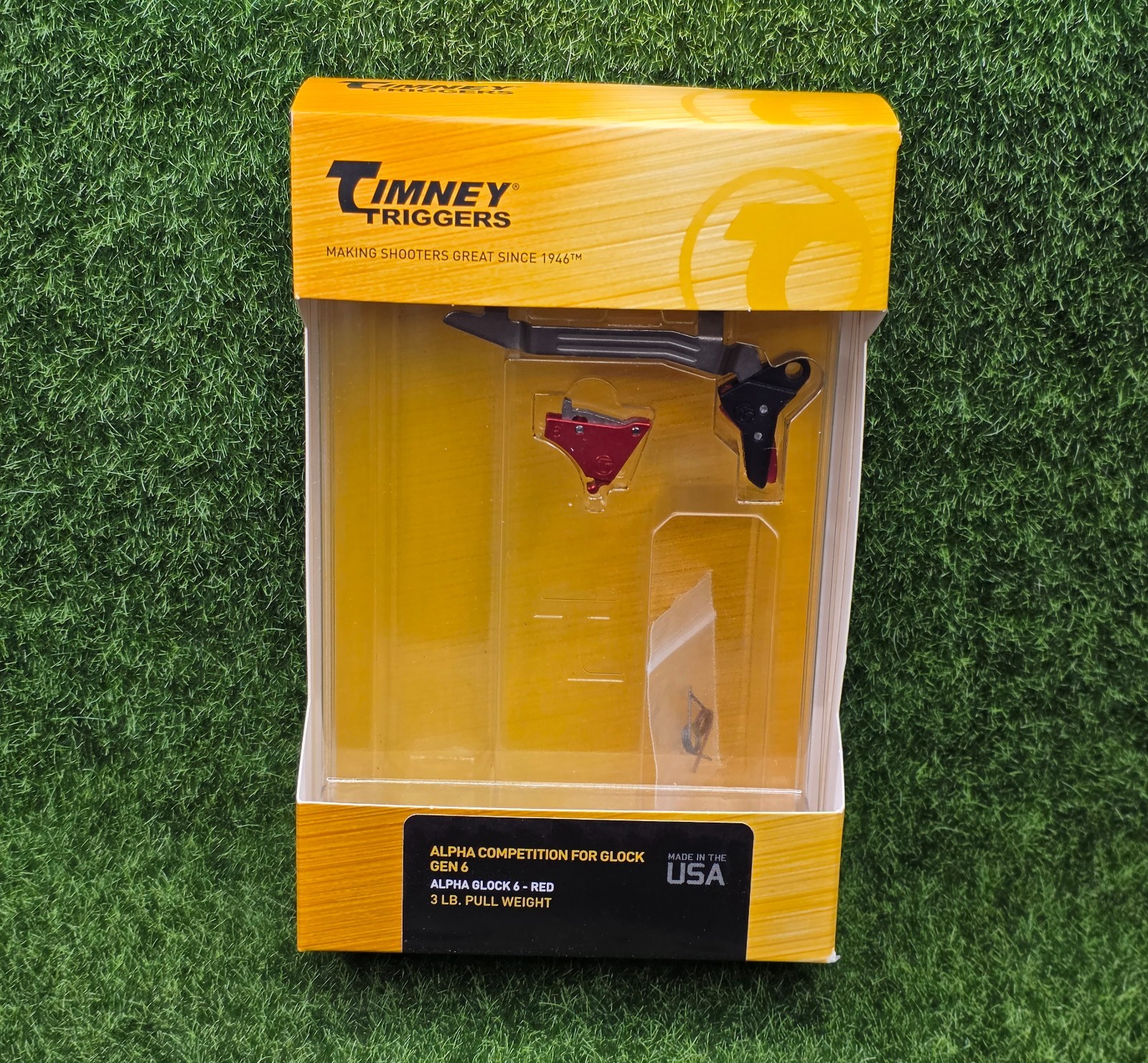Timney Alpha Competition Series Trigger Gen6 Glock 17 19 45 #ALPHA GLOCK 6 - RED