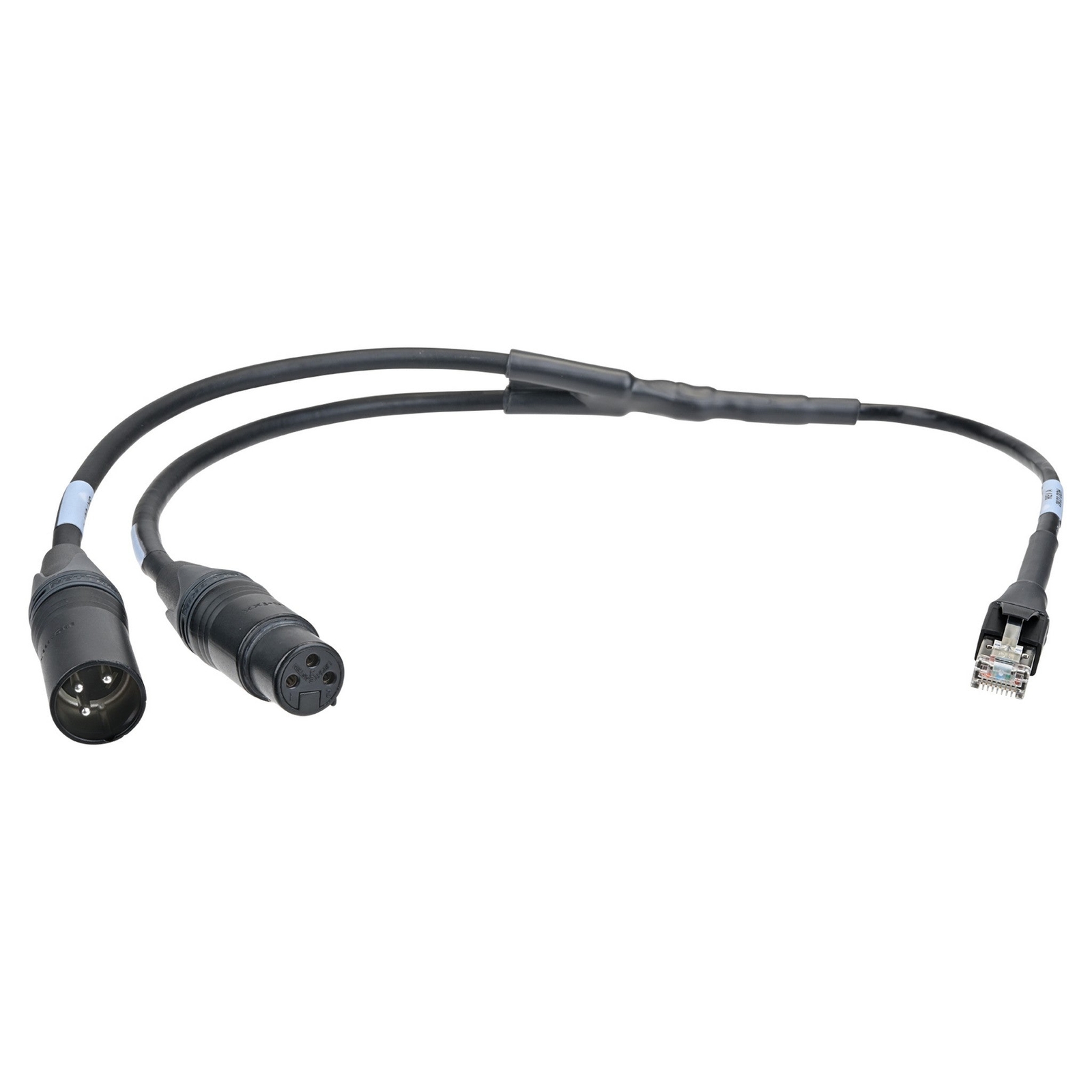 Clear-Com CAB-RJ45-PGM-SA 4-Wire Analog Audio Splitter Cable with RJ45 to 3-Pin