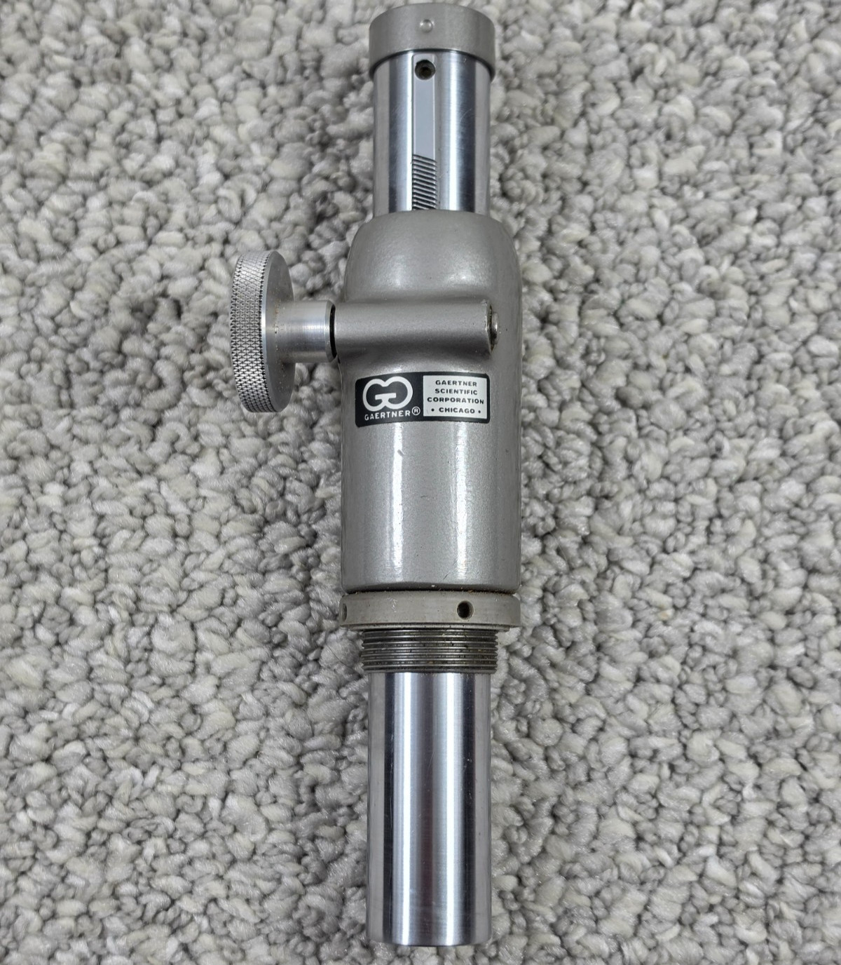 Vintage Gaertner Scientific Slide Microscope Lens Tube Body Only USA