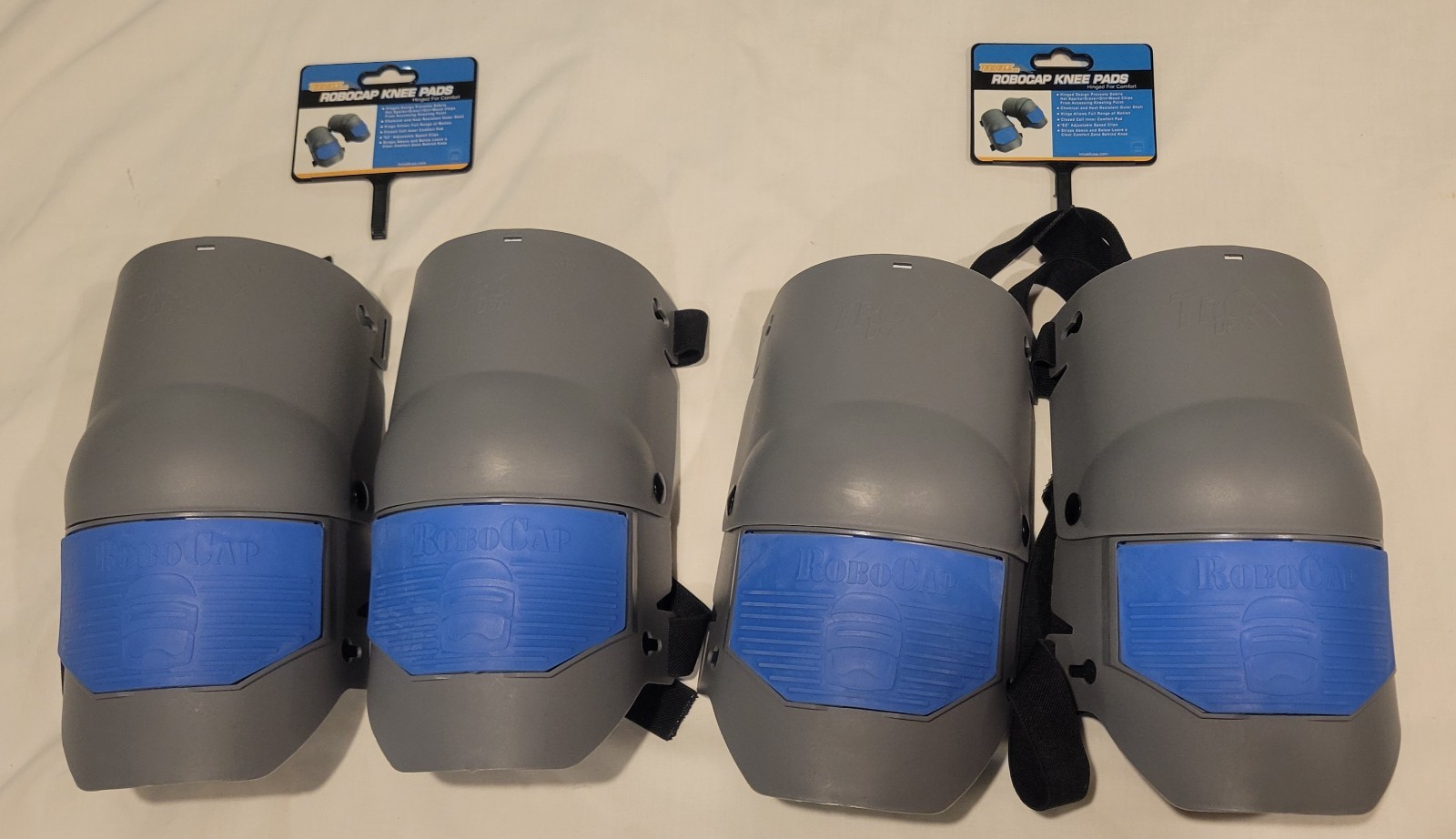 Troxell USA  Two Pack of Knee Pads RoboCap Tiling Floor Work 17-ROBO (Brand New)