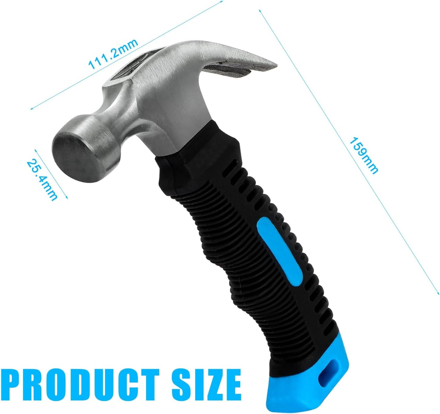 Claw Hammer Small Hammer 8oz Camping Hammer Comfortable Hammers Tools Stubby