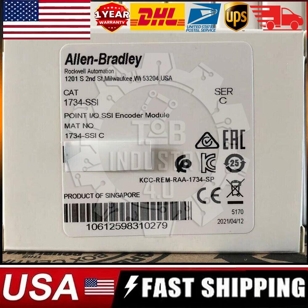 NEW- Allen-Bradley 1734-SSI SER C POINT I/O Encoder Input Module AB 1734SSI USA
