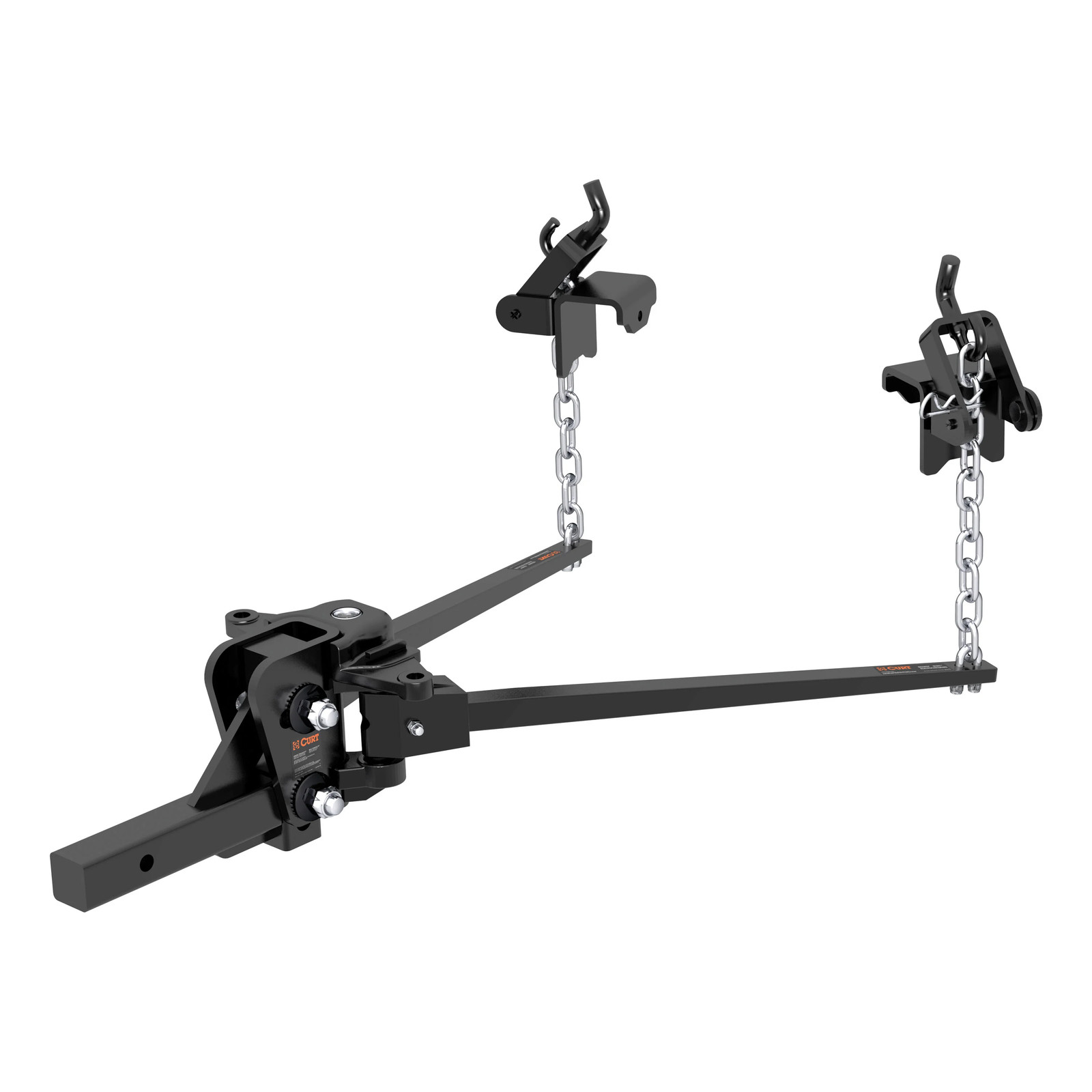 Short Trunnion Bar Weight Distribution Hitch (8K - 10K lbs., 28-3/8" Bars) Curt