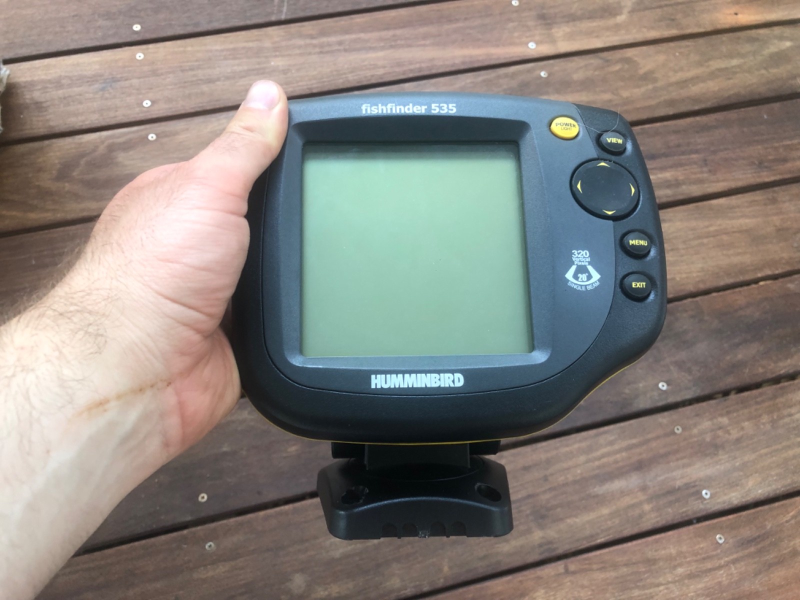 Hummingbird 535 Fishfinder Head Unit Only Excellent Condition
