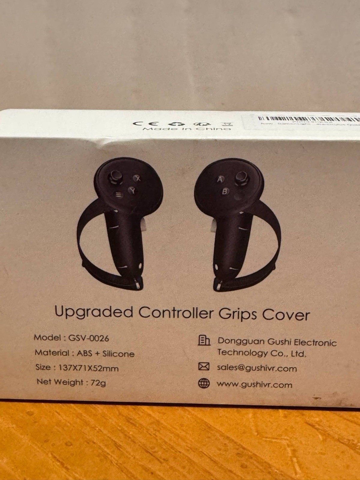 Black Upgraded Controller Grips Cover for Meta Quest 3