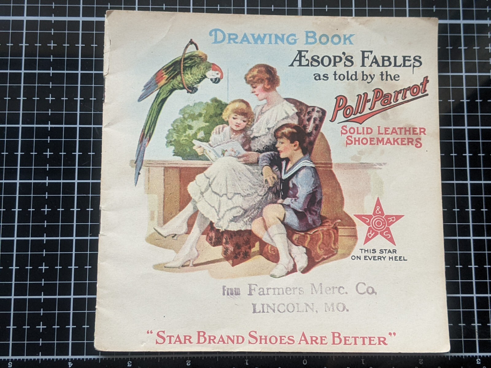 Poll Parrot shoes Aesop fable advertising booklet from Lincoln Missouri