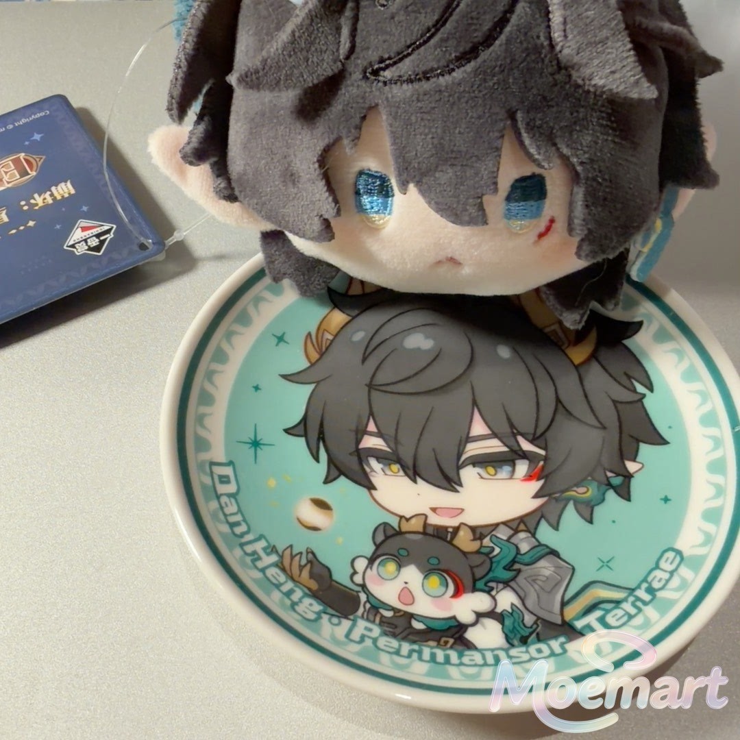miHoYo Official Honkai: Star Rail Dan Heng Plush Wristband‌ Doll Ceramic Plate