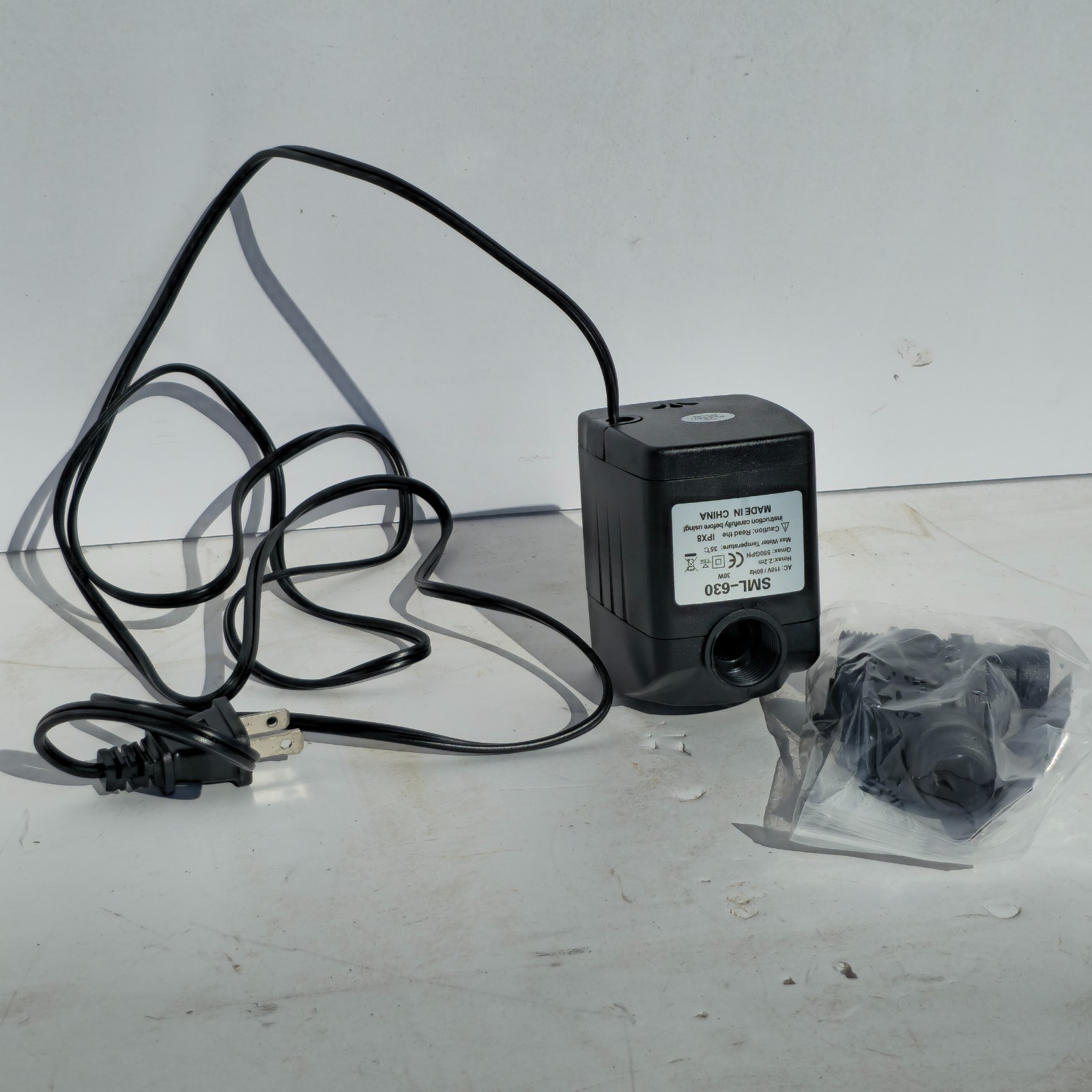 GROWNEER 550GPH Submersible Pump 30W Ultra Quiet Fountain Water Pump, 2000L/H, w