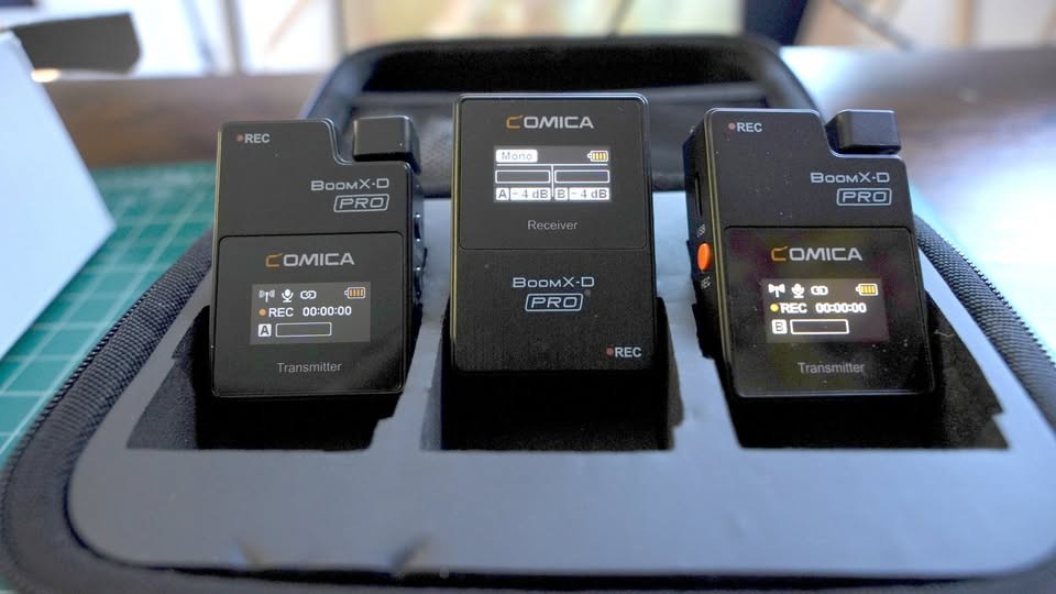 COMICA BoomX-D PRO D2 Wireless Microphone 2.4G Digital For Camera Smartphone SLR