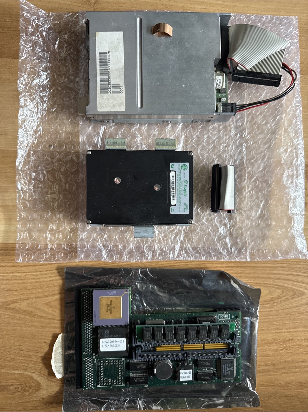 Vintage Lot Of Drives And Accelerator For Commodore Amiga 1200