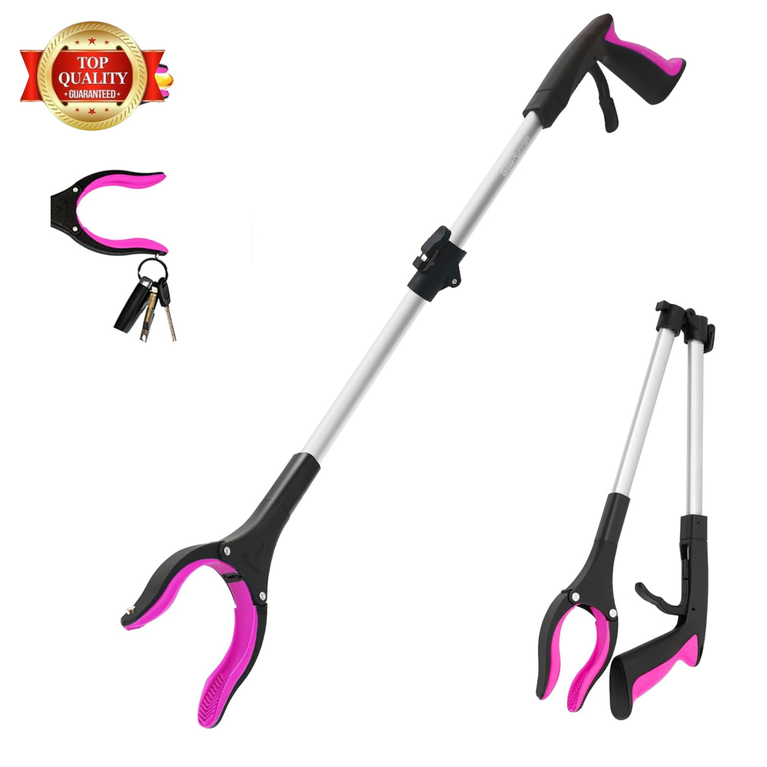 32 Inch  Heavy Duty(Up to 10 Lbs) Reacher Grabber Tool with Strong Magnetic (New