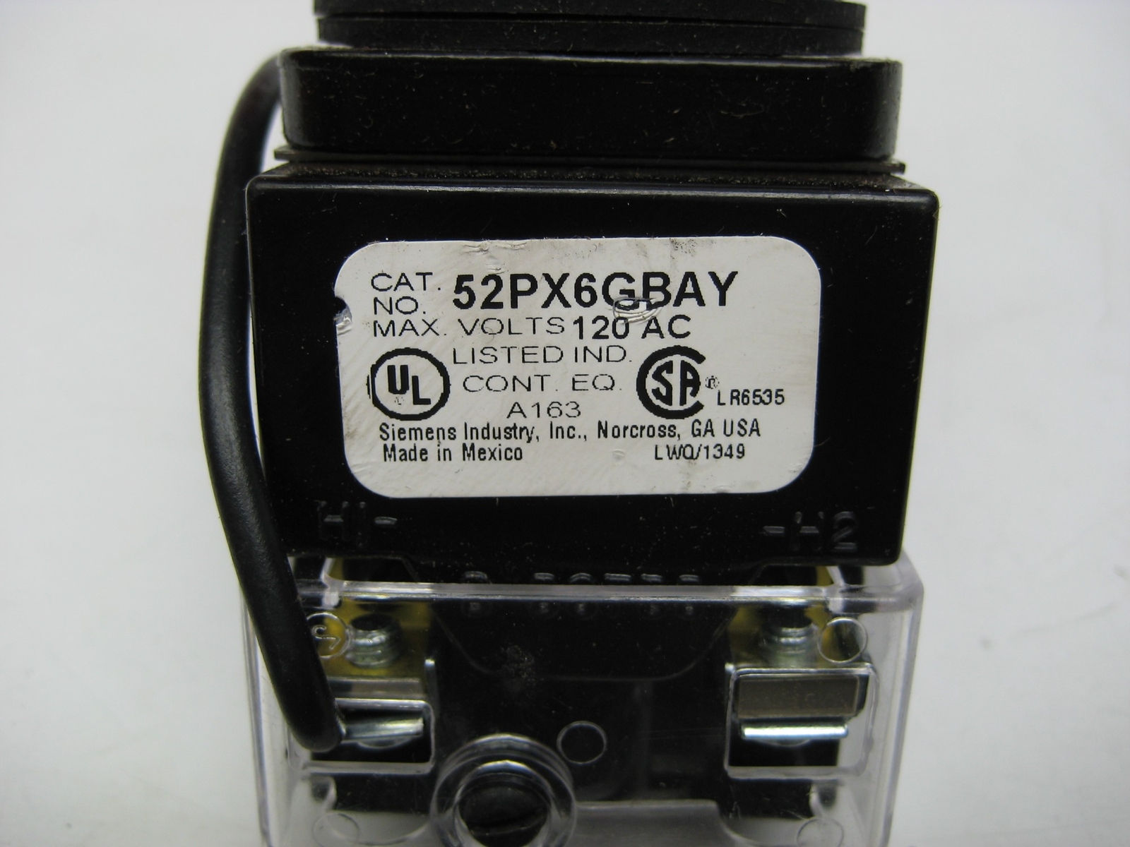 SIEMENS 52PX6GBAY WHITE PUSHBUTTON NSNP