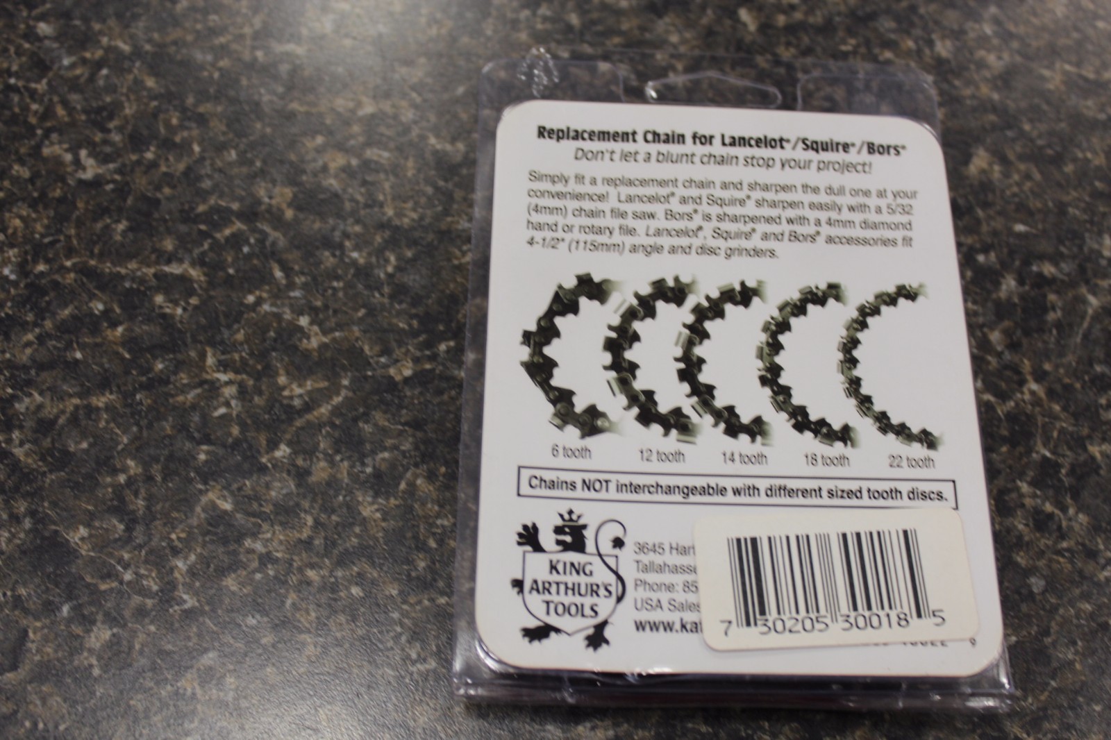 NEW 30018 REPLACEMENT CHAIN SQUIRE 18-TOOTH NEW