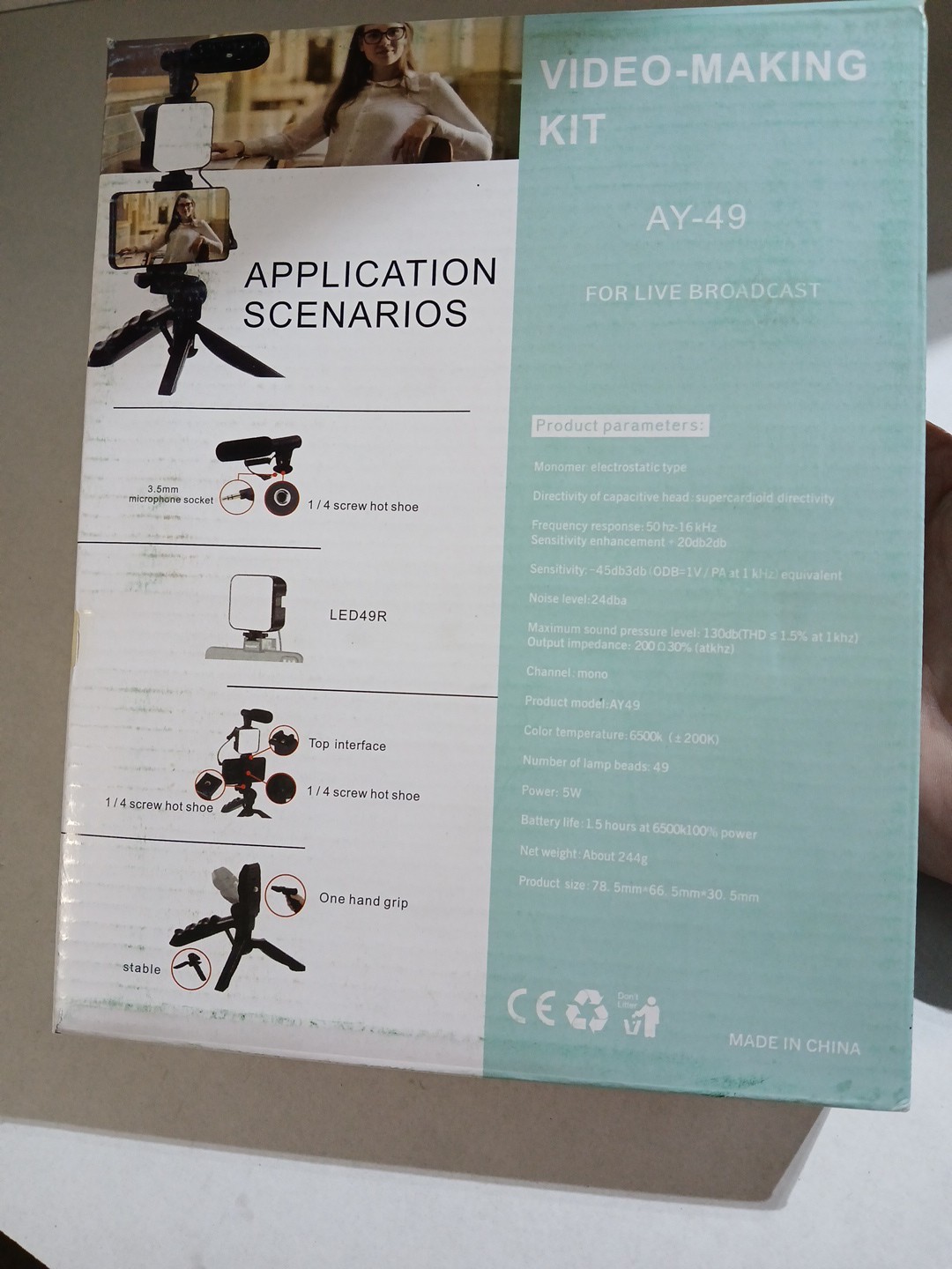 Video Making Kit. Ay-49 . Good for live broadcast. (A45)