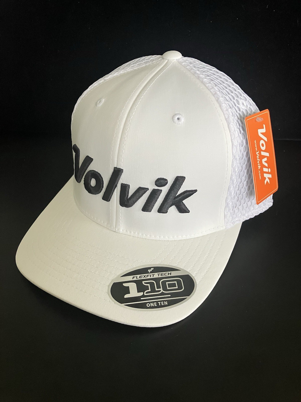 Volvik Golf VTR Tour Snapback Hat / Cap - Adjustatble Adult Golf Hat - White!