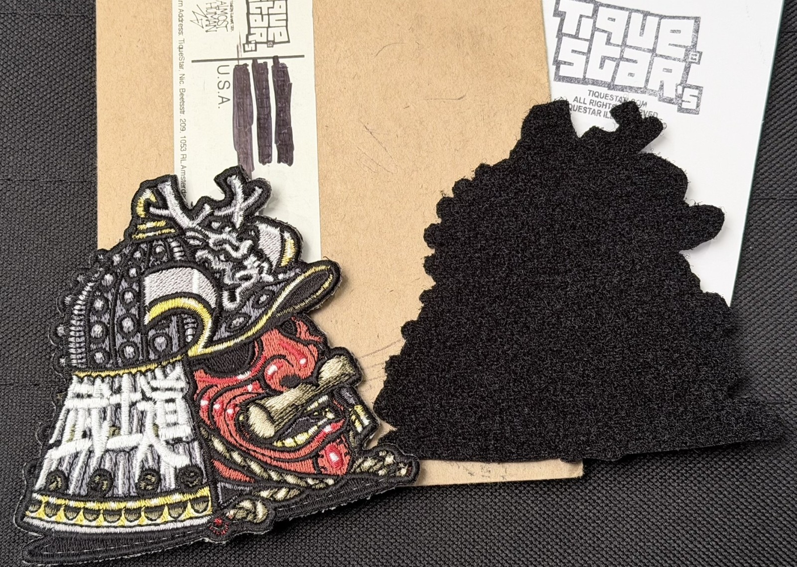 Dr. Tiquestar Bushido Samurai Helmet Morale Patch Limited Edition Sold Out