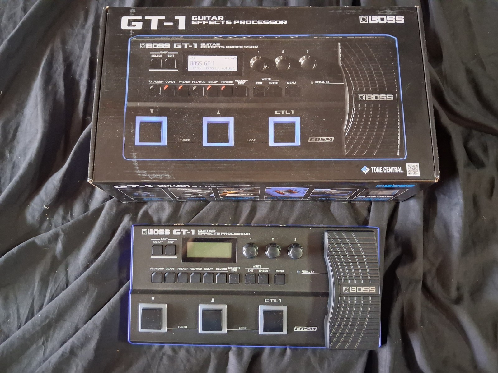 Boss GT-1 Guitar Effects Processor w/Box, adapter, & paperwork * FREE SHIPPING *
