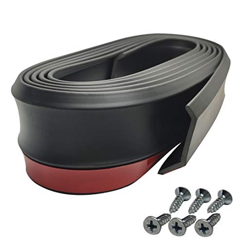 Front Bumper Spoiler Lip 8.2ft/250cm Length Universal 2.5m 8.2 feet black