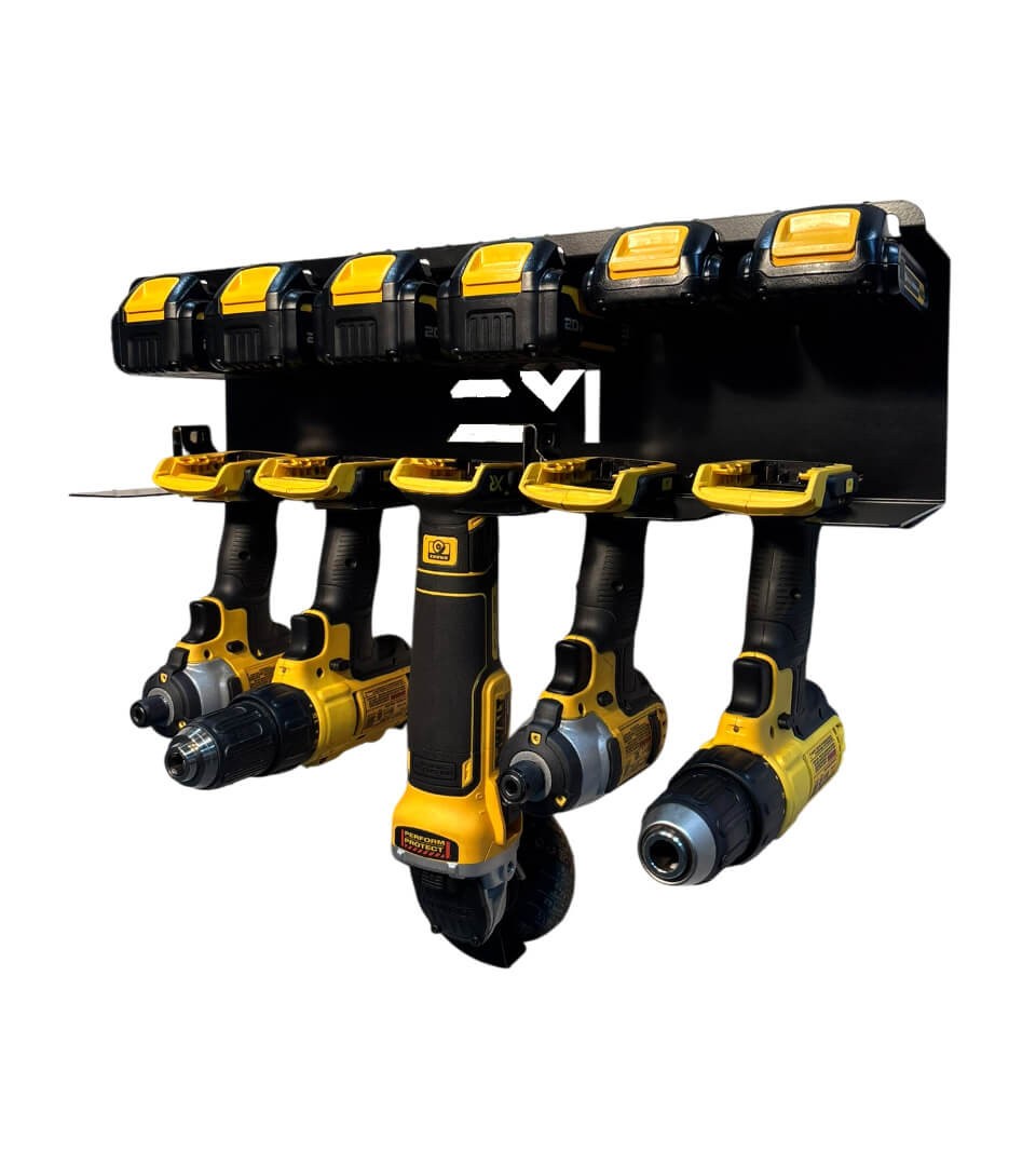 Drill and Battery Shelf compatible with DeWalt 20V