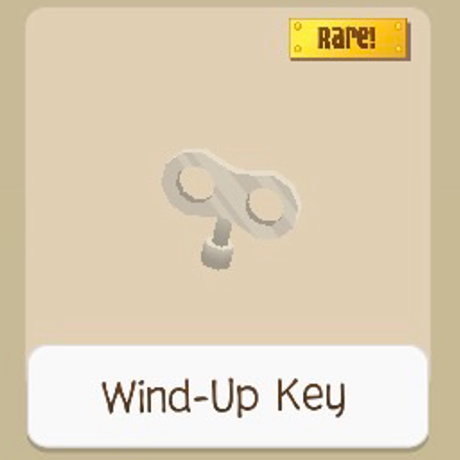 Animal Jam MOBILE Silver Wind Up Key (READ DESCRIPTION FIRST)