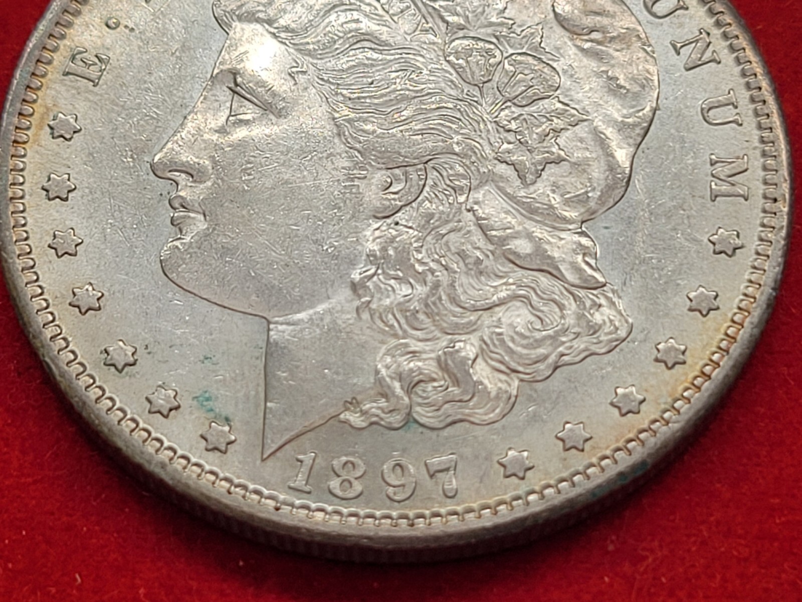 1897S BU Morgan Silver Dollar 240619