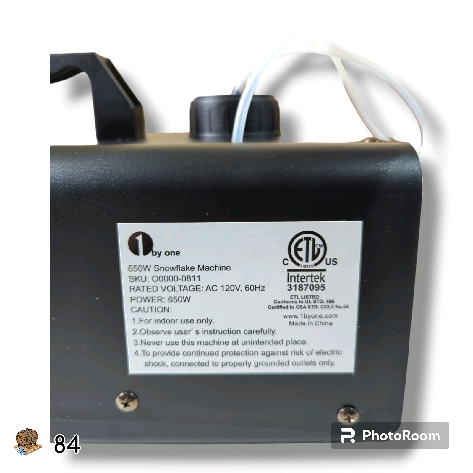1BYONE Snow Machine Maker - 650W with Wired Remote Control