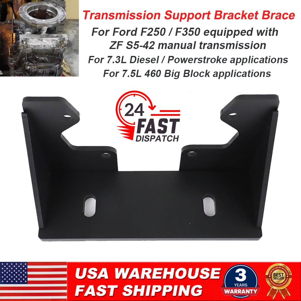 For Ford ZF5 Manual Transmission Support Bracket Brace 7.3 460 DIY Weld Kit