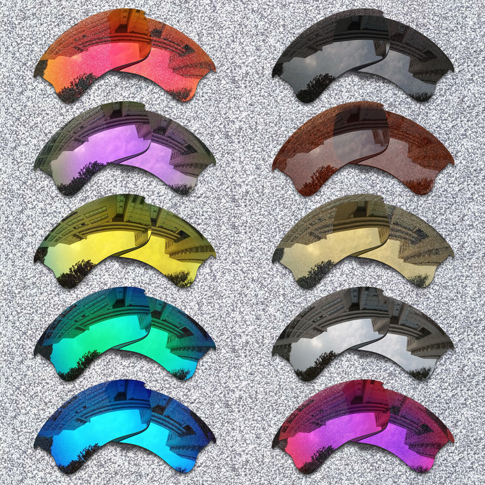 ExpressReplacement Polarized Lenses For-Oakley Flak Jacket XLJ Frame