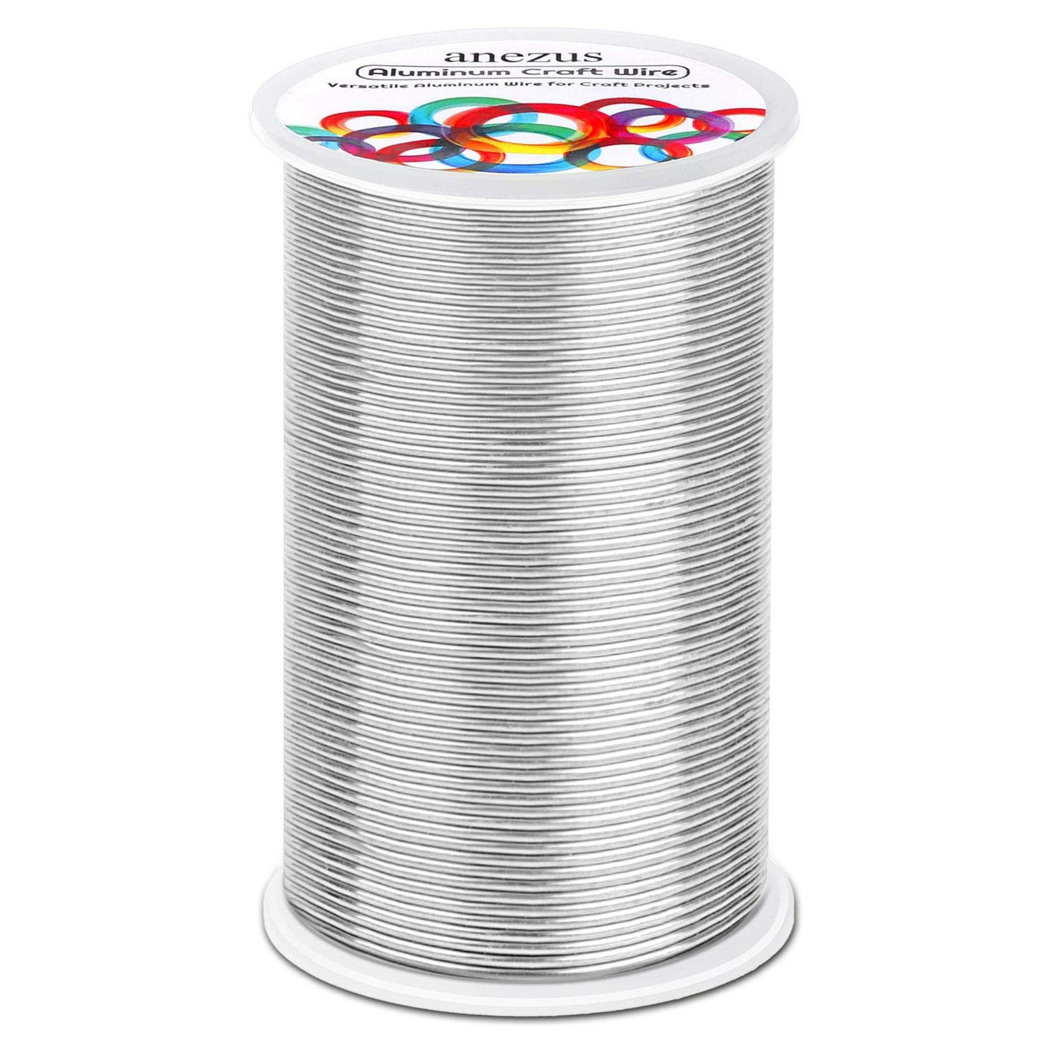 Bendable Craft Metal Wire - 540 Feet, 18 Gauge Flexible Beading Wire for Wreath