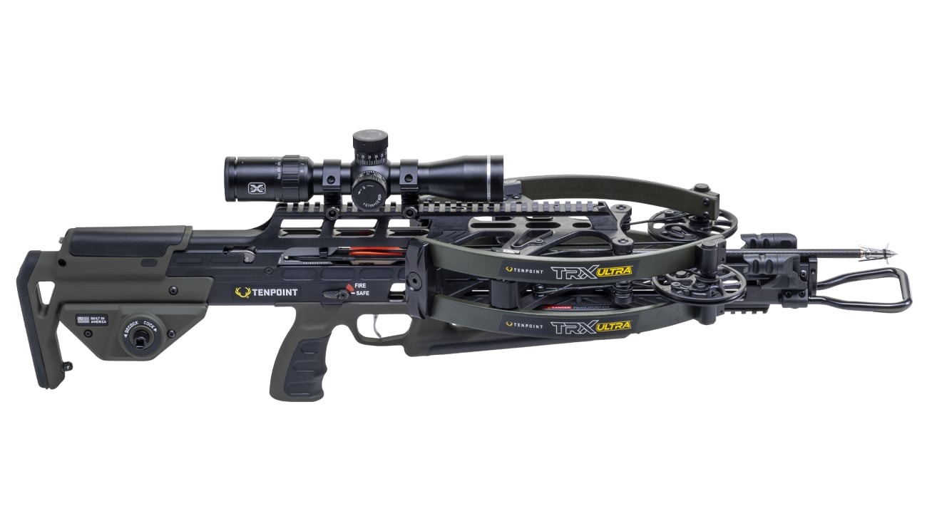 Tenpoint TRX Ultra Moss Green Evo-X Elite Scope Package