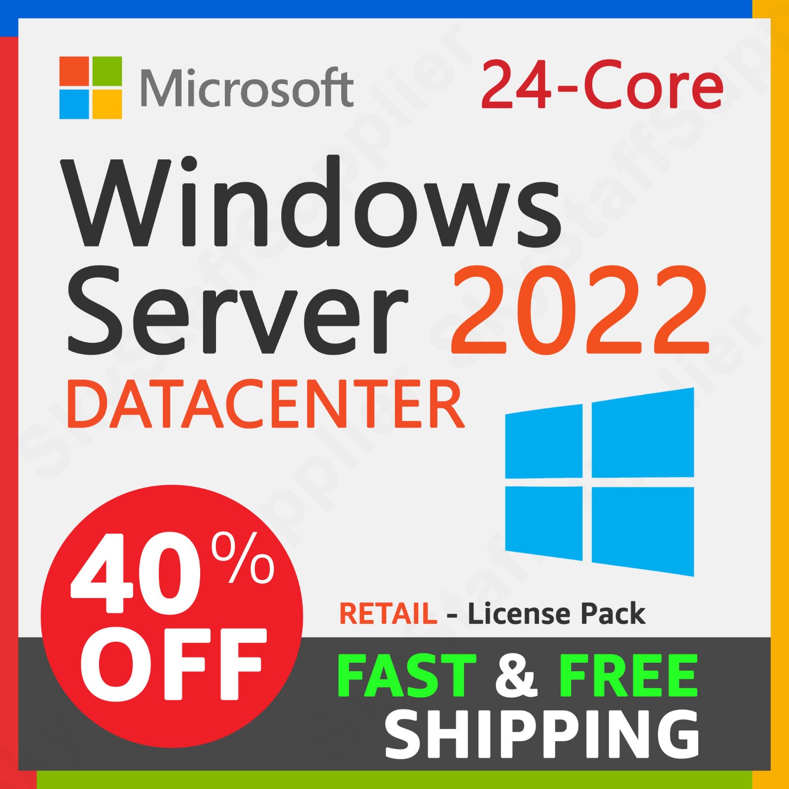 Microsoft Windows Server 2022 DATACENTER 24 Core License Pack + 50 ACCESS CALs