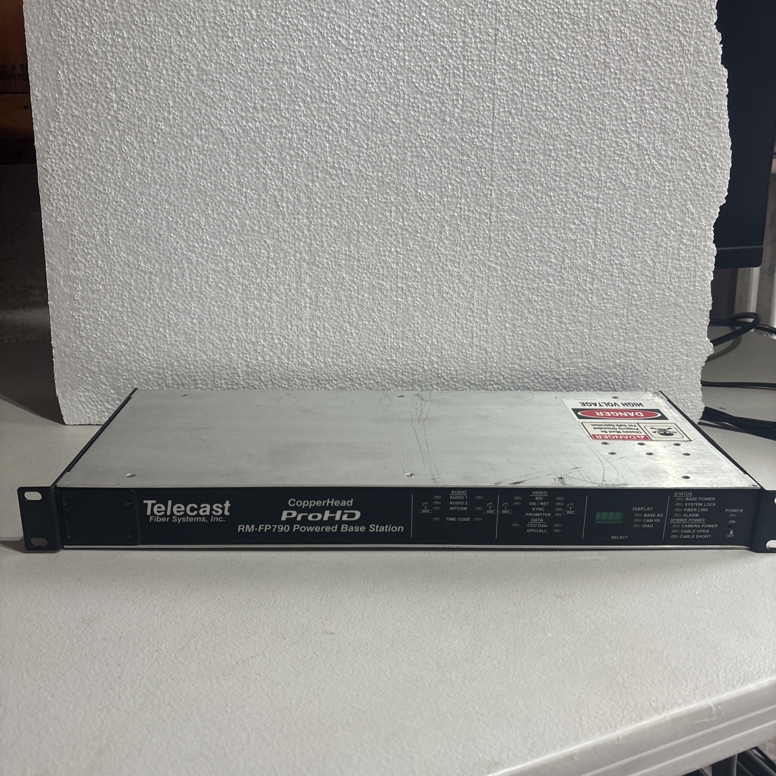CopperHead ProHD RM-FP790 Powered Base Station - Rackmountable Untested Turns On