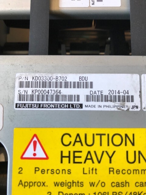 Fujitsu Frontech BDU cash collector ???