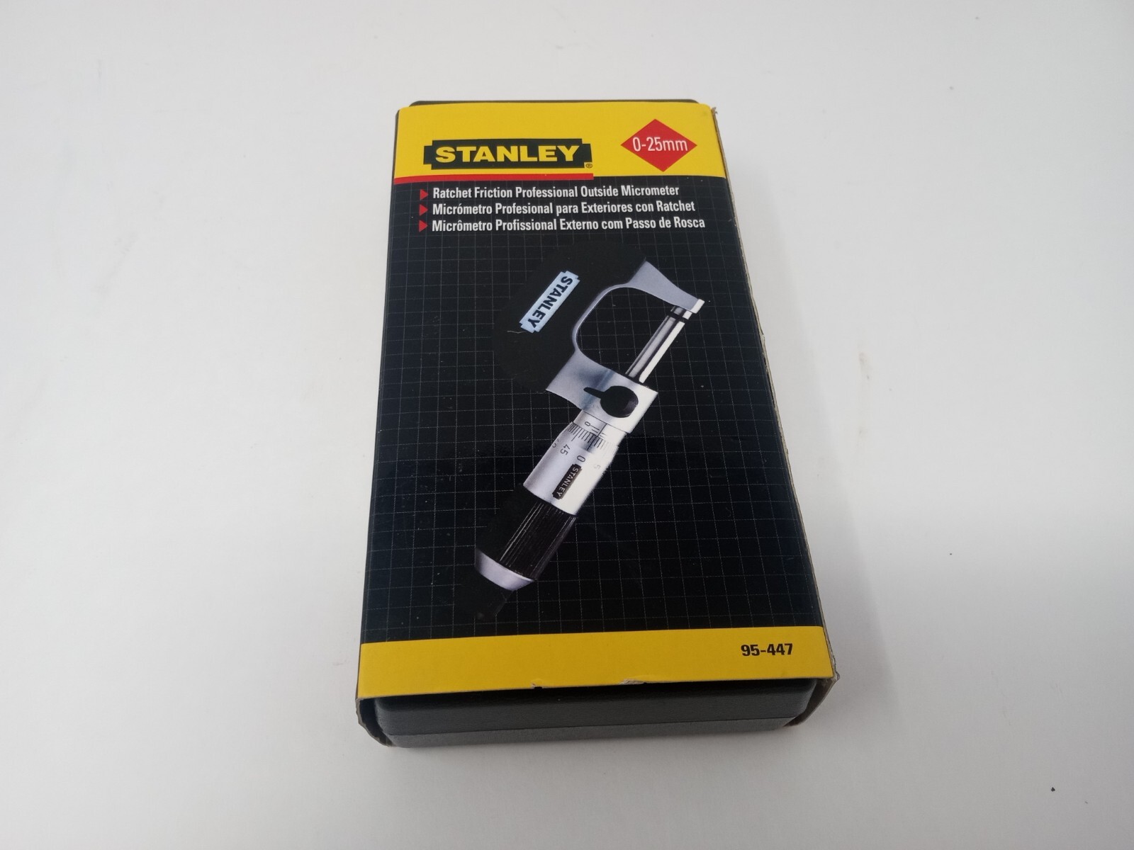Stanley Ratchet Friction Pro Outside Micrometer 0 - 25mm 95-447