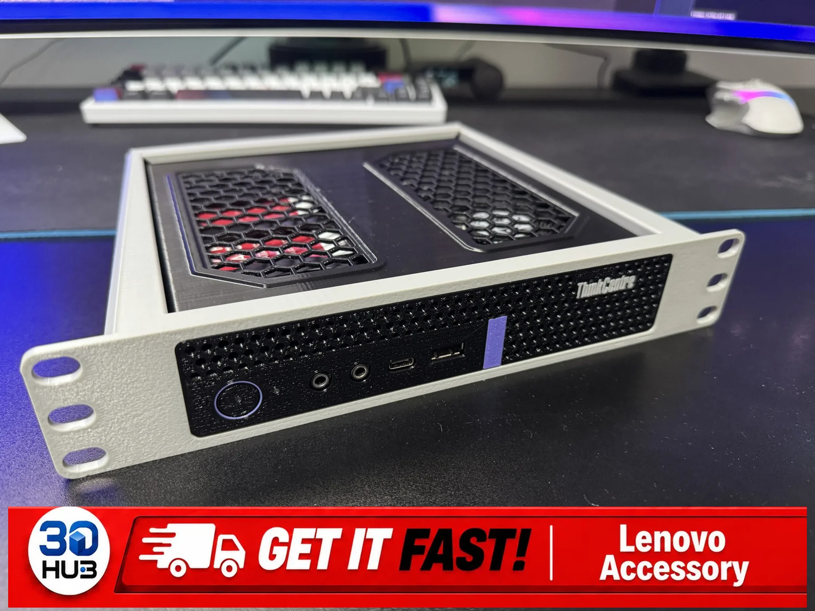 Lenovo ThinkCentre Tiny 10in Rack Mount Bracket - M710q M910q