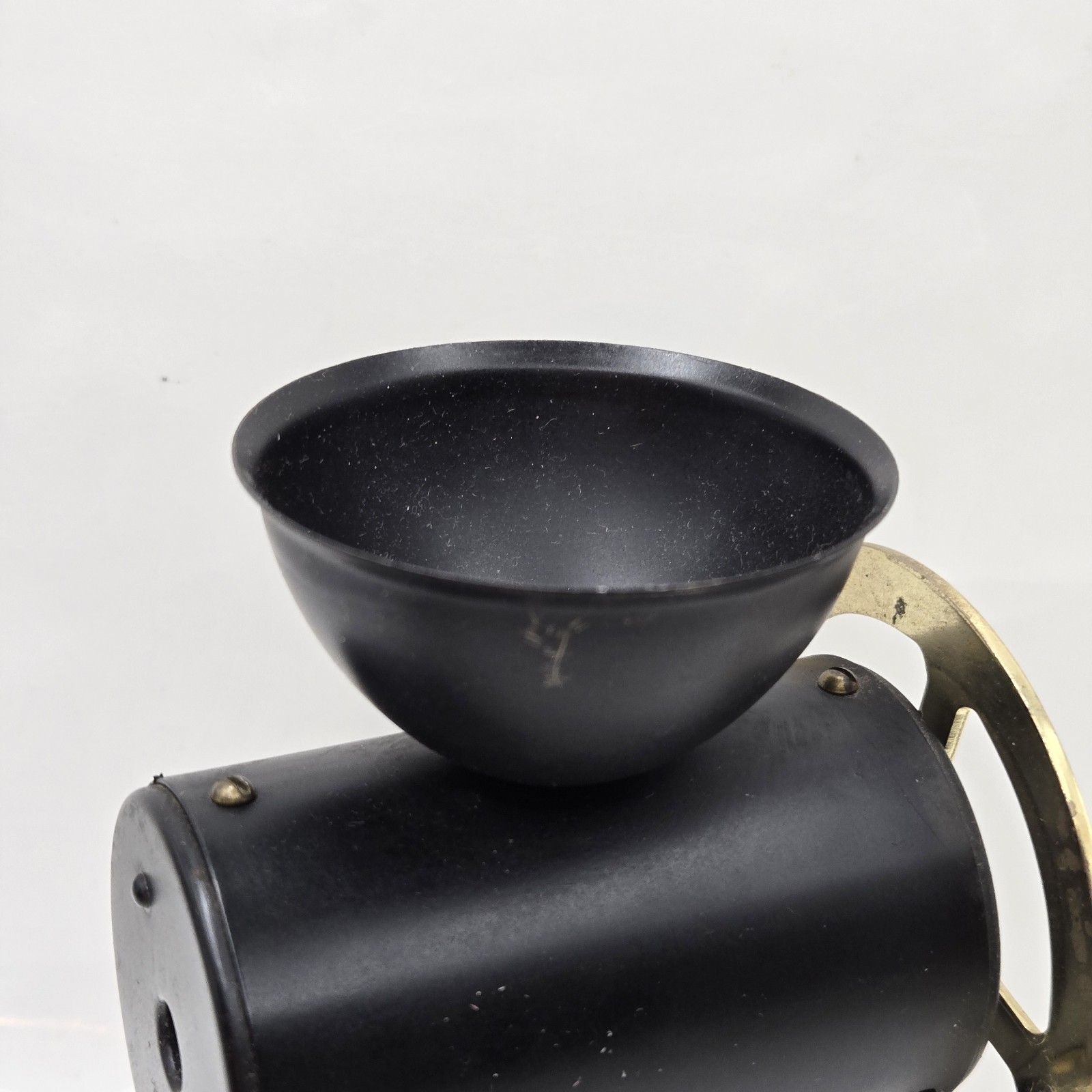 VTG Retro Metal Black Golden Eagle/ Antique Style Desktop Pencil Sharpener Tilso