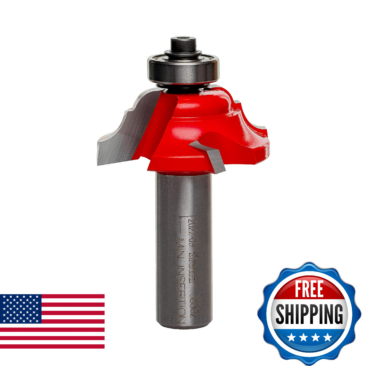 Freud 38-362 Classical Cove Bead Bit 1-1/2" Diameter 1/2" Shank Router Bit