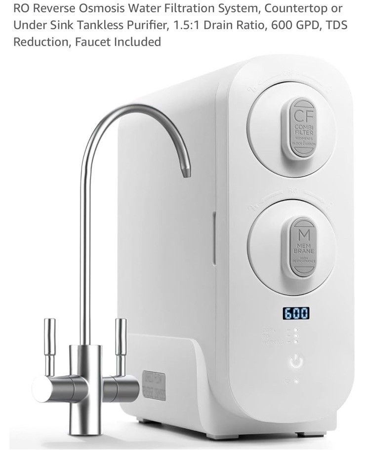 Oasis Osmosis Home - Reverse Osmosis System - Tankless Water Purification System
