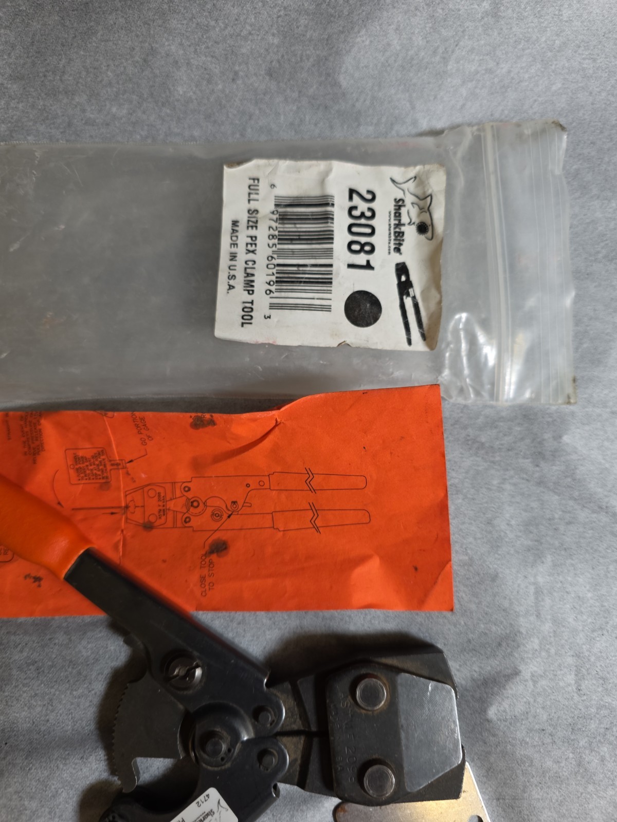 SharkBite 23081 Pex Clamp Tool Rough Plumbing Pipe and Fitting Tools