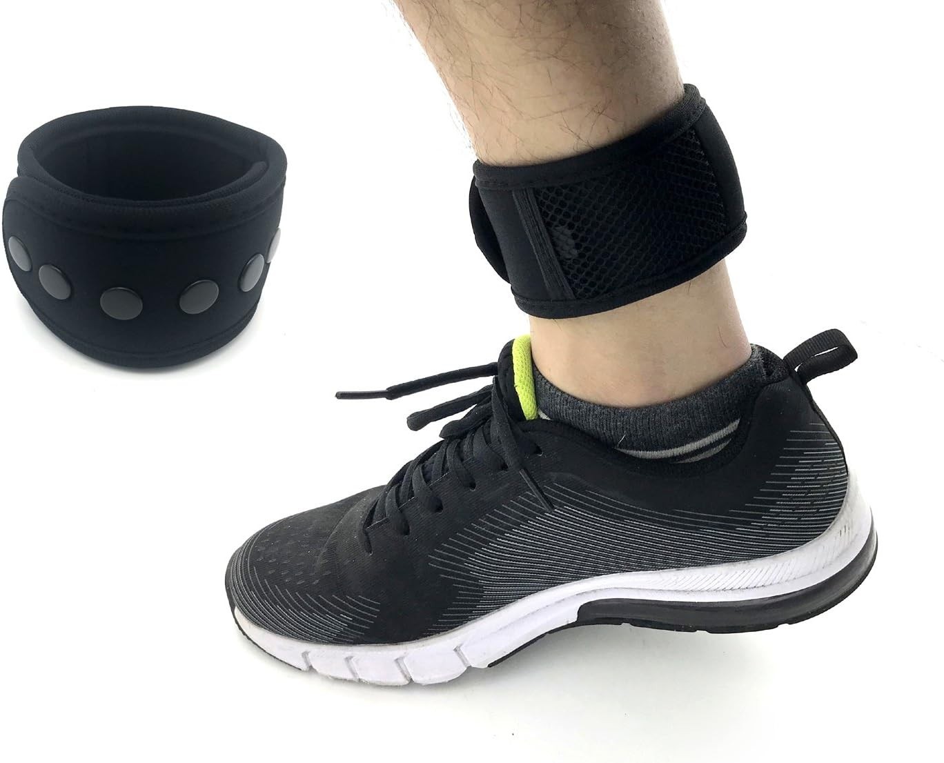 Ankle Band Men Women Compatible Fitbit Blaze Fitness Tracker Small Black Sport