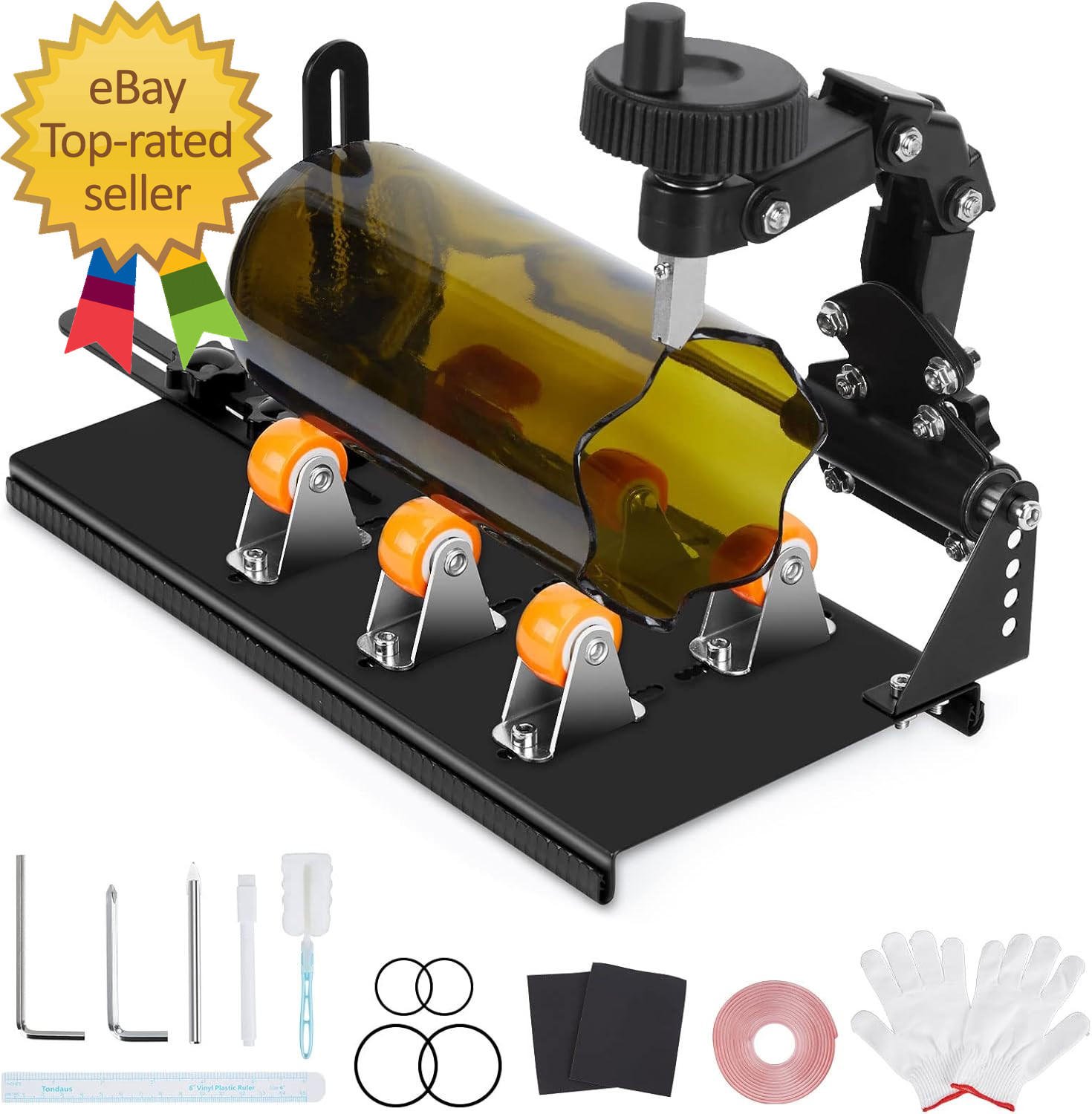 Glass Bottle Cutter Kit  DIY Glass Cutter for Bottles with Adjustable Width DIY