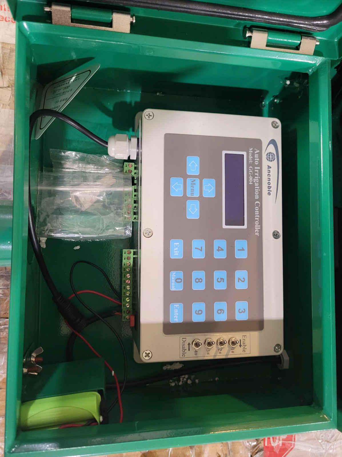 Ancnoble GG-004C-2 4 Zones Irrigation Controller with Moisture Sensor/Timer
