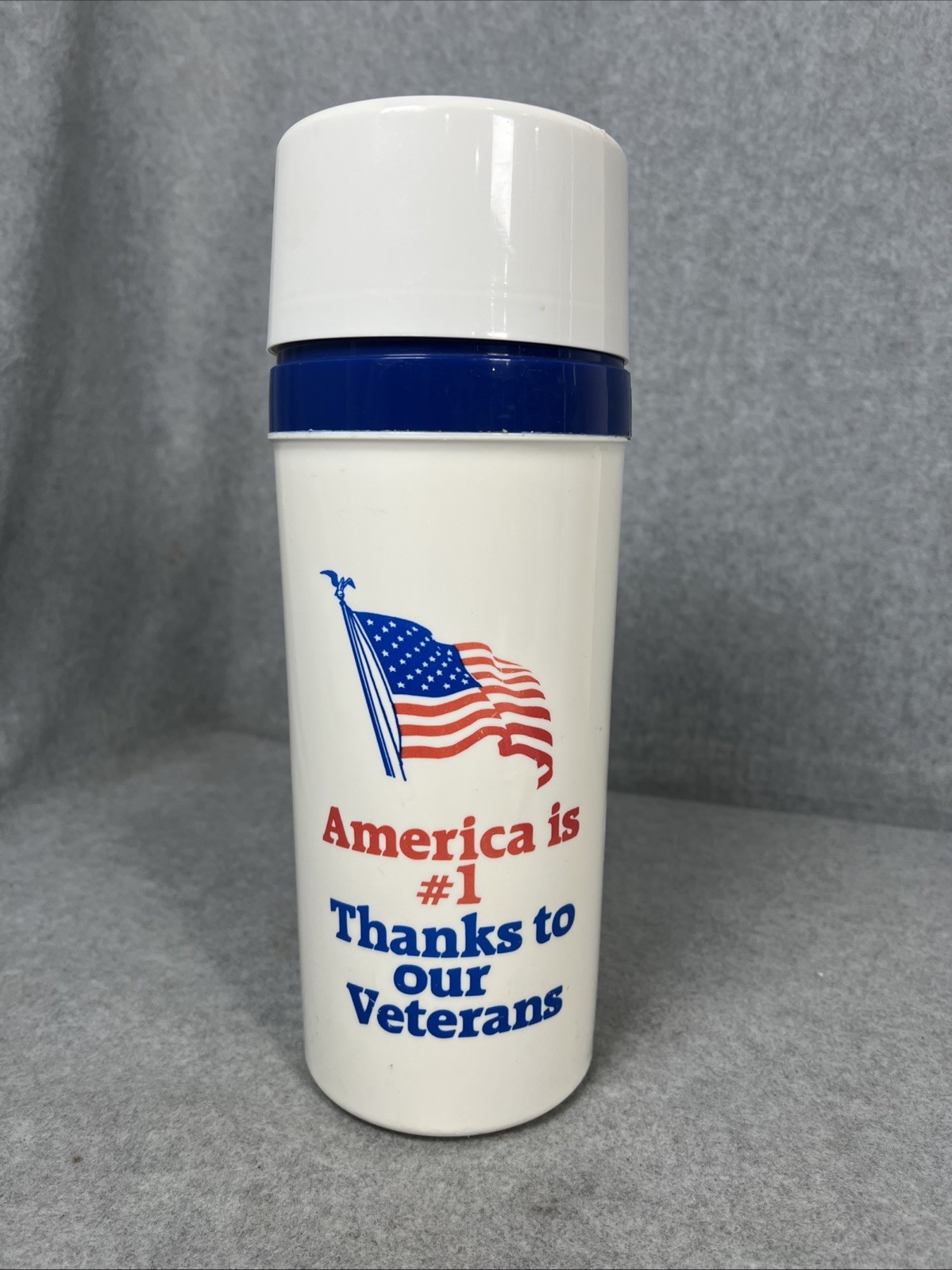 Aladdin Foam Insulated Thermos America is #1 - Thanks to our Veterans - 1 Liter