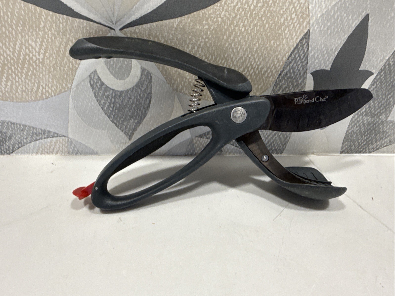 Pampered Chef Kitchen Shears Salad Chopping Double Blade