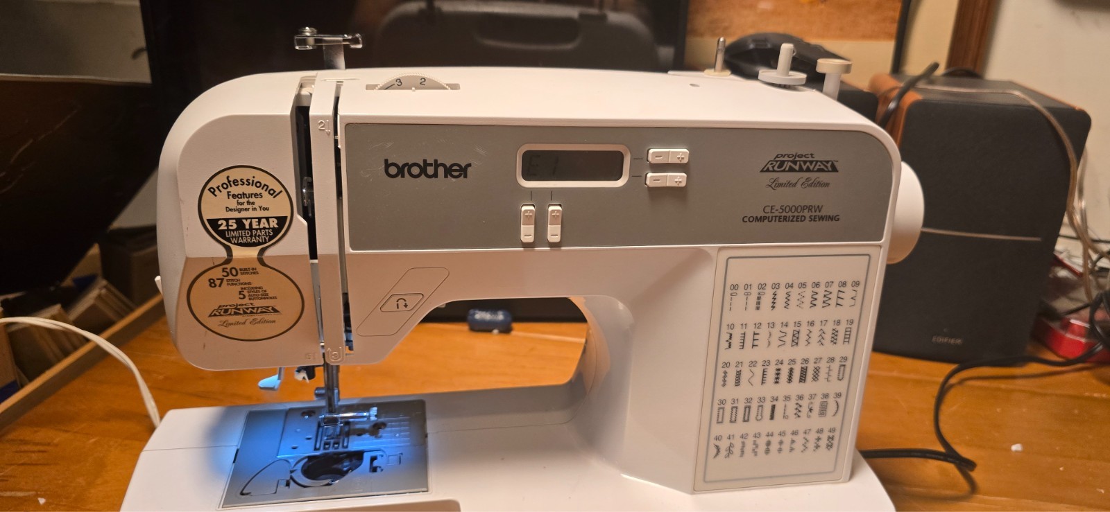 Brother CE-5000PRW Project Runway Sewing Machine – Error E1 – Untested