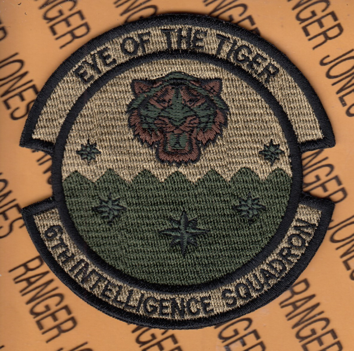 USAF Air Force 6th Intelligence Squadron IS MI OCP No Hook ~3.5" patch B