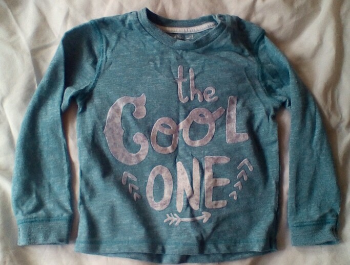The Cool One Long Sleeve T Shirt by F&F - Size 12-18 Months