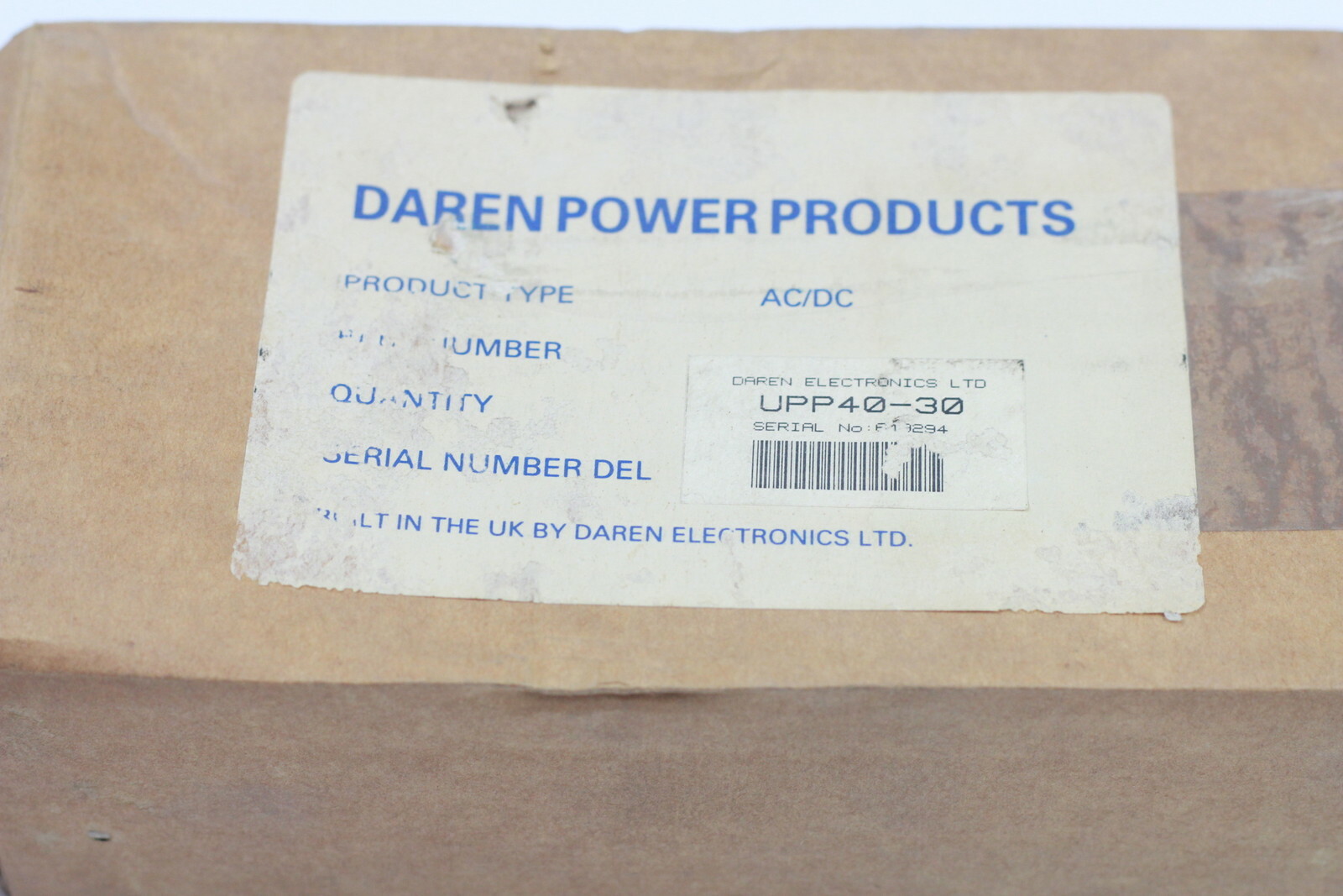 DAREN UPP40-30 POWER SUPPLY